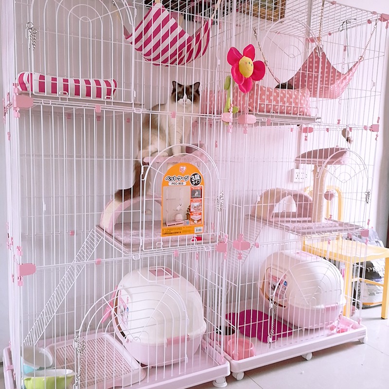 Collapsible cage for cats