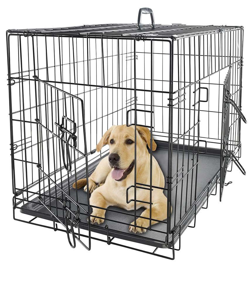 Single door cage for dogs